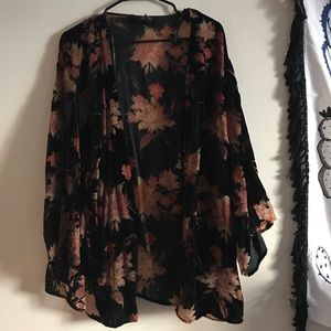 Floral Warm tone cardigan